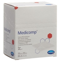 Medicomp Vlieskompressen 7.5x7.5см 25 пакетиков 2 штуки