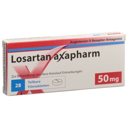 Losartan Axapharm 50 mg 98 filmtablets