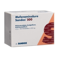 Mefenaminsaeure Sandoz 500 mg 100 tabletten Mefenaminsaeure Sandoz 500 mg 100 tabletten