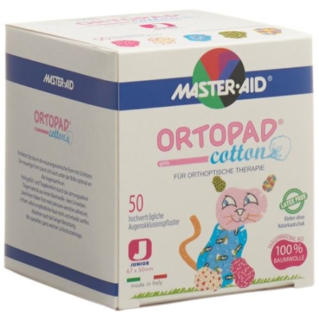 Ortopad Cotton Occlusionspfl Junior Girls 50 штук