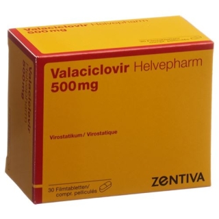 Valaciclovir Helvepharm 500 mg 30 filmtablets