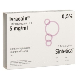 IVRACAIN INJ LS 5 MG/ML