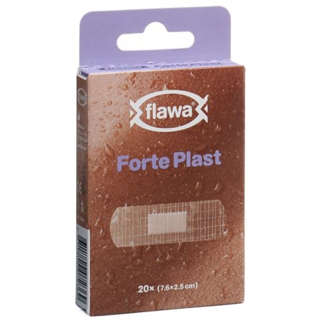 Flawa Forte Plast 2.5смx7.6см 20 штук