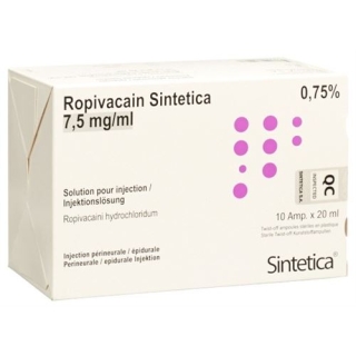 ROPIVACAIN SINTETICA 7.5 MG/ML