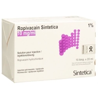 ROPIVACAIN SINTETICA 10 MG/ML