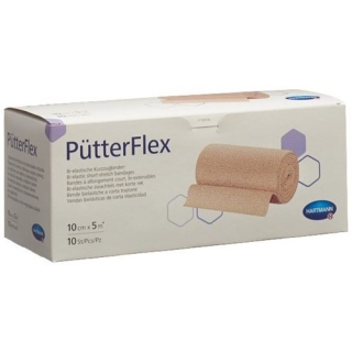 Puetter Flex бинт 10смx5m 10 штук