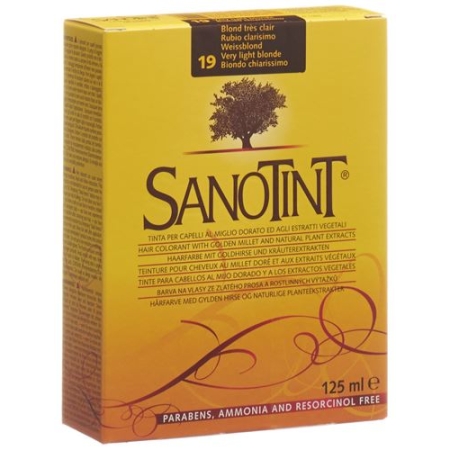 Sanotint цвет волос 19 Weissblond