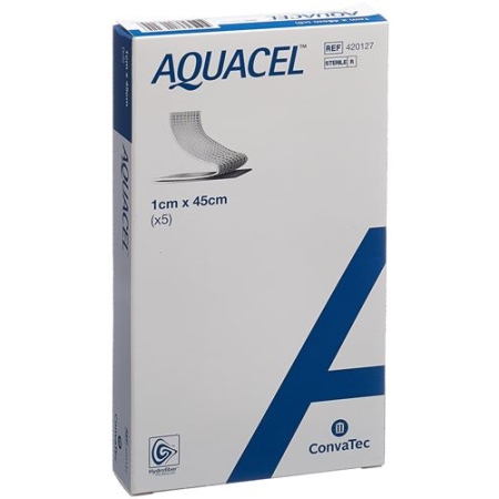 Aquacel Hydrofiber Tamponade 1x45см Stark Fasern 5 штук