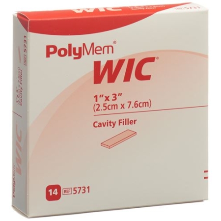 POLYMEM WIC WUNDFUEL 2.5X7.6CM