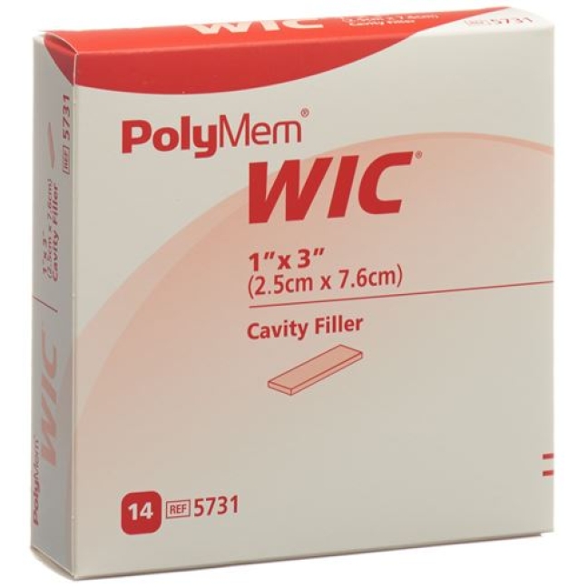 POLYMEM WIC WUNDFUEL 2.5X7.6CM