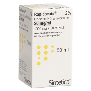 RAPIDOCAIN 2% INJ 1G/50ML