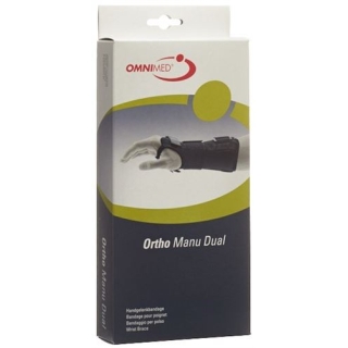 Omnimed Ortho Manu Dual Handgelenkbandage 22см размер S Schwarz