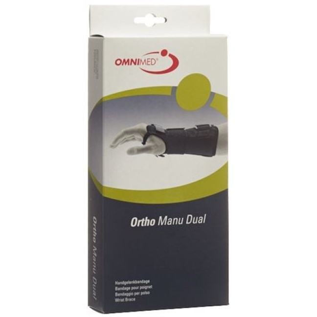 Omnimed Ortho Manu Dual Handgelenkbandage 22см размер M Schwarz