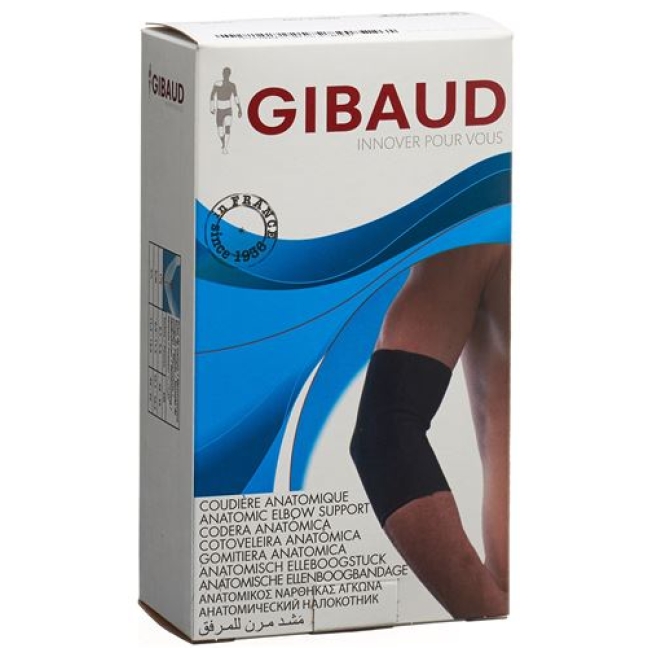 Gibaud Ellenbogenbandage Anatom M 25.5-28.5см Schwarz