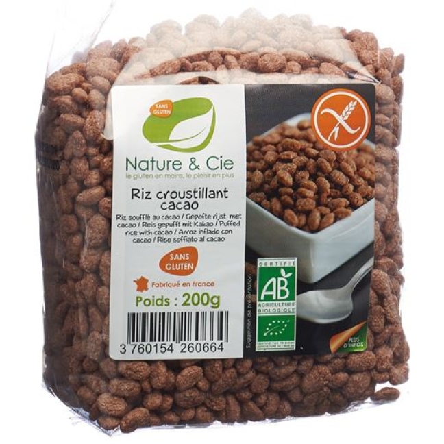 NAT&CIE REIS CRISPIES CHOCO GF