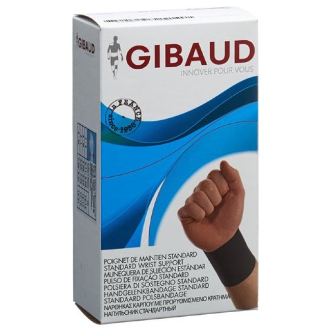 Gibaud Handgelenkmansch Verstellbar S 13-15см Schwarz