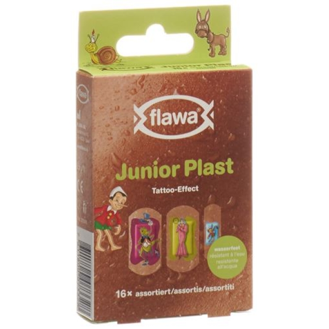 Flawa Junior Plast Pinocchio Assortiert 16 штук