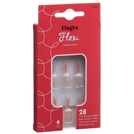 FINGRS FLEXI NAILS NATURAL FRE