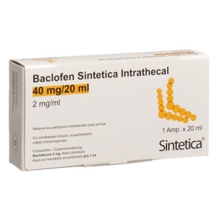 BACLOFEN SINT INTRA 40MG