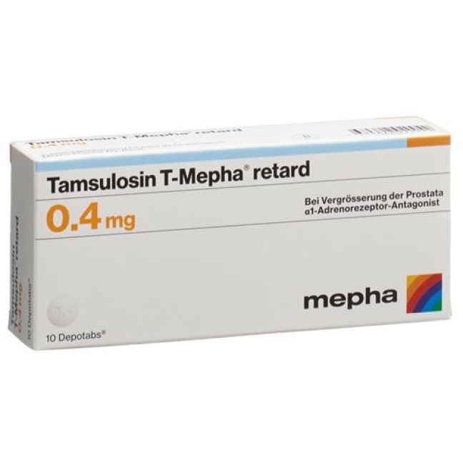 Tamsulosin T Mepha 0.4 mg 10 Depotabs