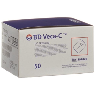 BD Veca-c катетер Fixierverband Sichtfenst 50 штук