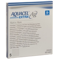 Aquacel Ag Extra Hydrofiber Verband 15x15см 5 штук Aquacel Ag Extra Hydrofiber Verband 15x15см 5 штук