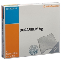 Durafiber Ag Wundauflage 10x10см Steril 10 штук