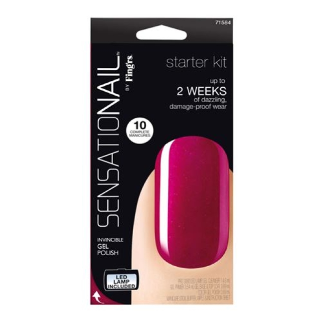 Fingrs Sensationail Starter Kit Raspberry Wine