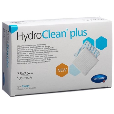 Hydroclean Plus Wundkissen 7.5x7.5см 10 штук