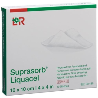 SUPRASORB LIQUACEL 10X10CM