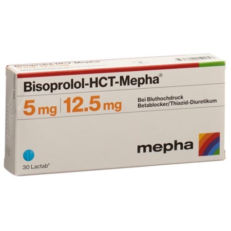 Bisoprolol HCT Mepha 5/12.5 mg 100 Lactabs