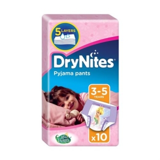 HUGGIES DRYNITES GIRL 3-5J