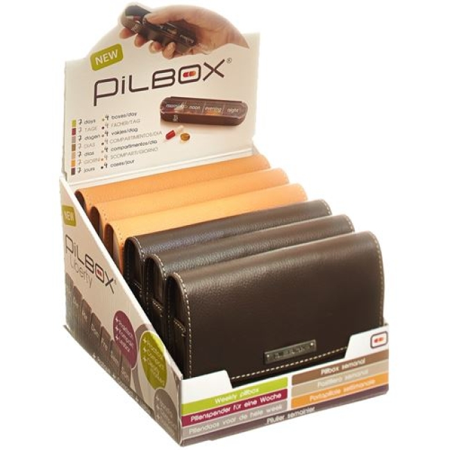 PILBOX DISP ASS 6STK FR/DE