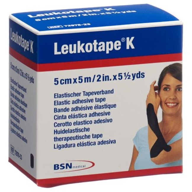 Leukotape K пластырейband 5мX5см Schwarz