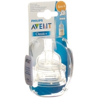 Avent Philips Milch Sauger 4 Loch Airflex 2 штуки