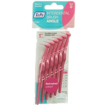 TePe Angle Interdentalbursten 0.4мм 6 штук