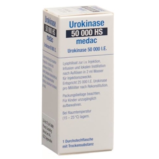 Urokinase Hs Medac 50000 E 