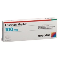 Losartan Mepha 100 mg 28 Lactabs Losartan Mepha 100 mg 28 Lactabs