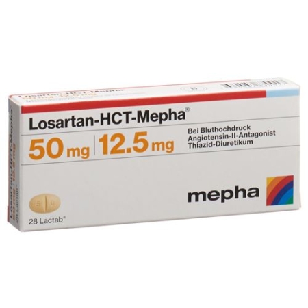 Losartan-HCT Mepha 50/12.5 mg 98 Lactabs