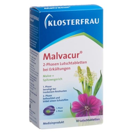 Klosterfrau Malvacur 2-Phasen Lutschtabletten 30 штук Klosterfrau Malvacur 2-Phasen Lutschtabletten 30 штук