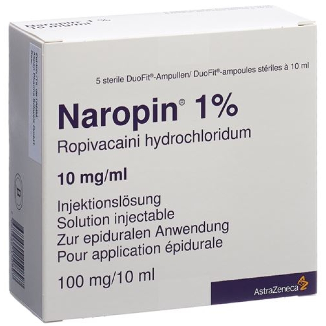 NAROPIN INJ LS 1% 10ML DUOFIT