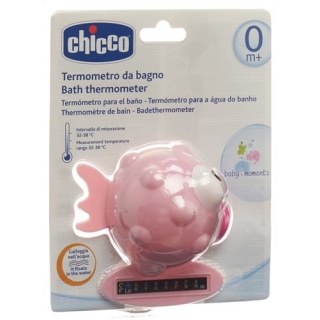 Chicco Badethermometer Globe Fish Pink 0m+