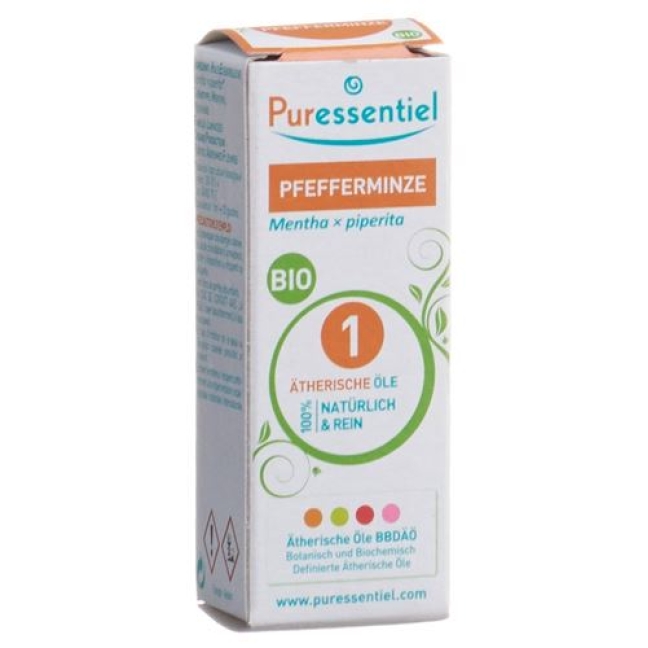 Puressentiel Pfeffer-Minze эфирное масло Bio 10мл Puressentiel Pfeffer-Minze эфирное масло Bio 10мл