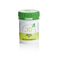 Adl Schussler Nr. 10 Natr Sulf в таблетках, D 6 доза 100г Adl Schussler Nr. 10 Natr Sulf в таблетках, D 6 доза 100г
