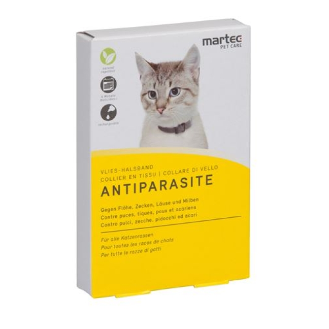 Martec Pet Care Vlies-Halsband Antiparasite Katzen