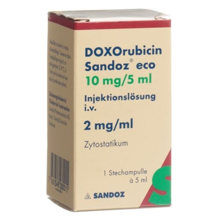 Doxorubicin Sandoz ECO 10 mg/5 ml 5 ml