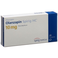 Оланзапин Спириг 10 мг 28 таблеток покрытых оболочкой Оланзапин Спириг 10 мг 28 таблеток покрытых оболочкой