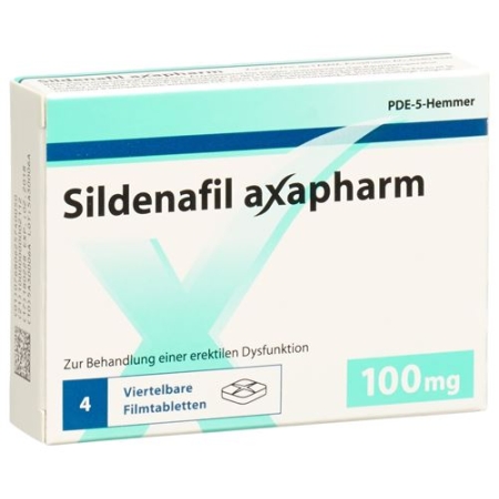 Sildenafil Axapharm 100 mg 24 filmtablets