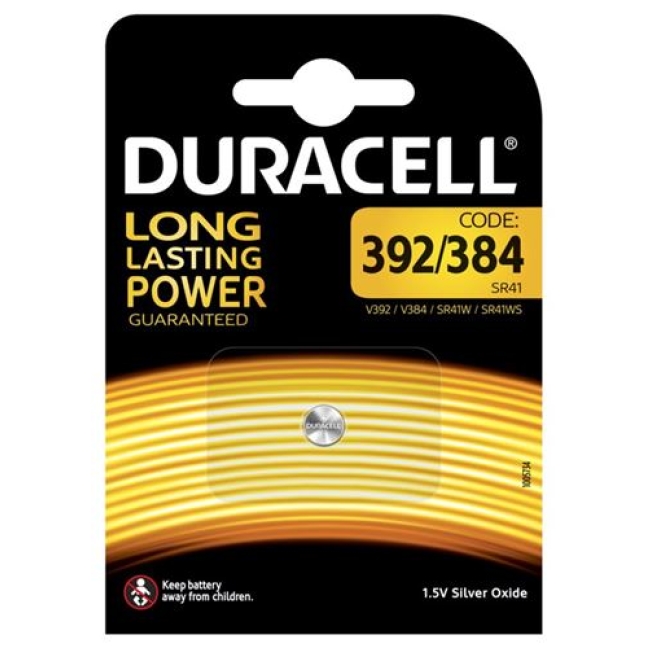 Duracell Batt 392/384/sr41/ag3 1.55 B1