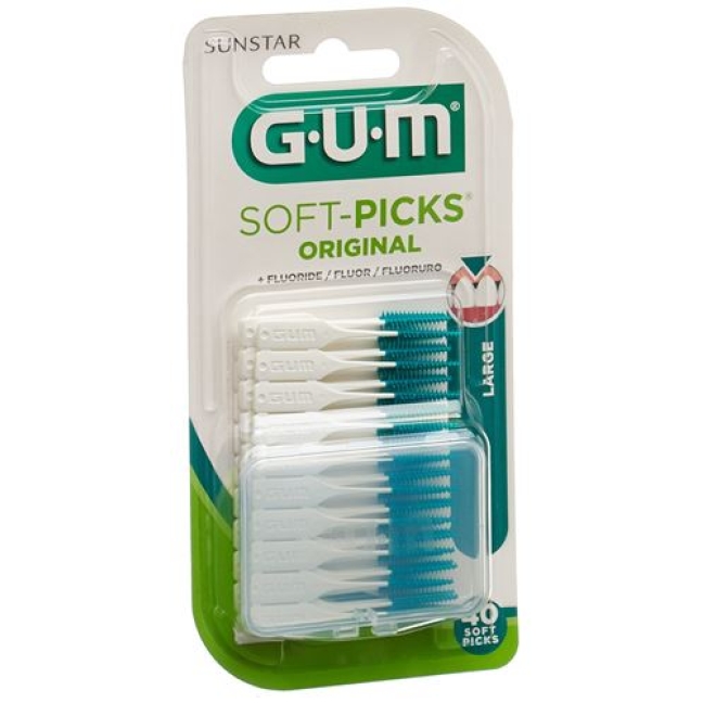 Gum Sunstar Borsten Soft Picks Large 40 штук